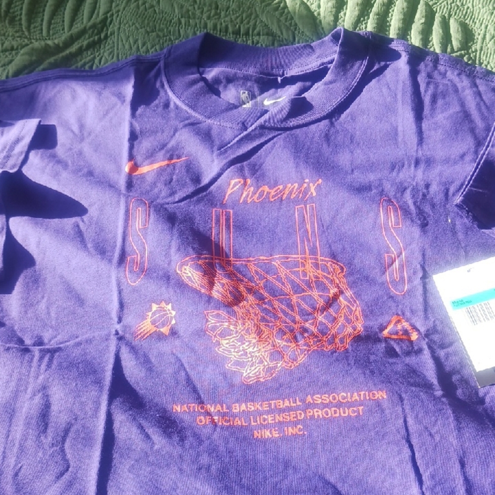 Nike Purple and Orange Short Sleeve Tee